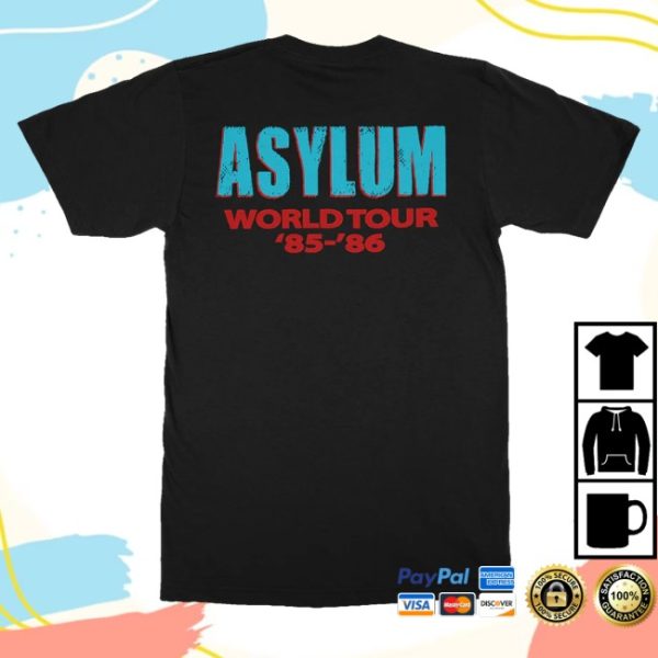kenny Kiss Store Merch Asylum Cover World Tour Shirt