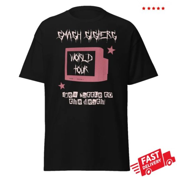 kenny Level1 Merch Smash Sisters Punk World Tour Tee