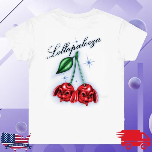 kenny Lollapalooza Store Merch Cherry Dog Tee