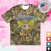 kenny Lollapalooza Store Merch Flaming Eye Camo Lineup Tee0