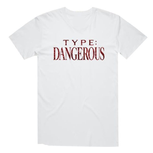 kenny Mariah Carey Official Merch Type Dangerous Glitter T Shirt