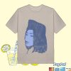 kenny Mariah The Scientist Merch Portrait Burning Blue Tee