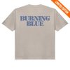 kenny Mariah The Scientist Merch Portrait Burning Blue Tee Sand Blue