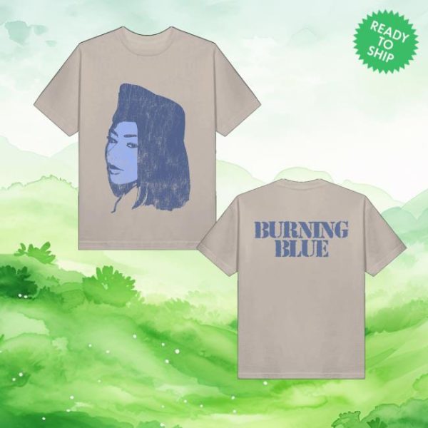 kenny Mariah The Scientist Merch Portrait Burning Blue Teexx