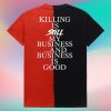 kenny Megadeth Merch Killing Is My Business Split Tee