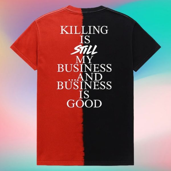 kenny Megadeth Merch Killing Is My Business Split Tee