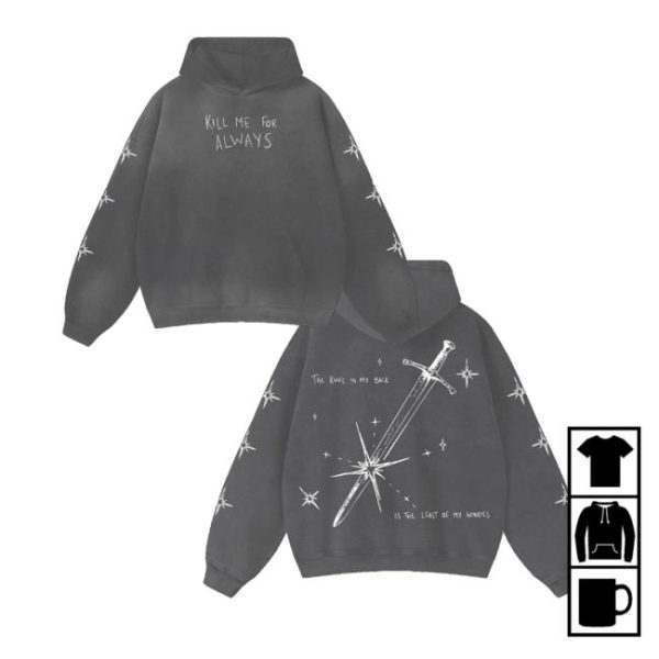 kenny Michaelcliffordsucks Merch Kill Me For Always Hoodie
