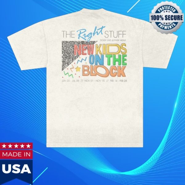 kenny New Kids On The Block Merch Store The Right Stuff Dolby Theater Vintage Photo Shirts 1