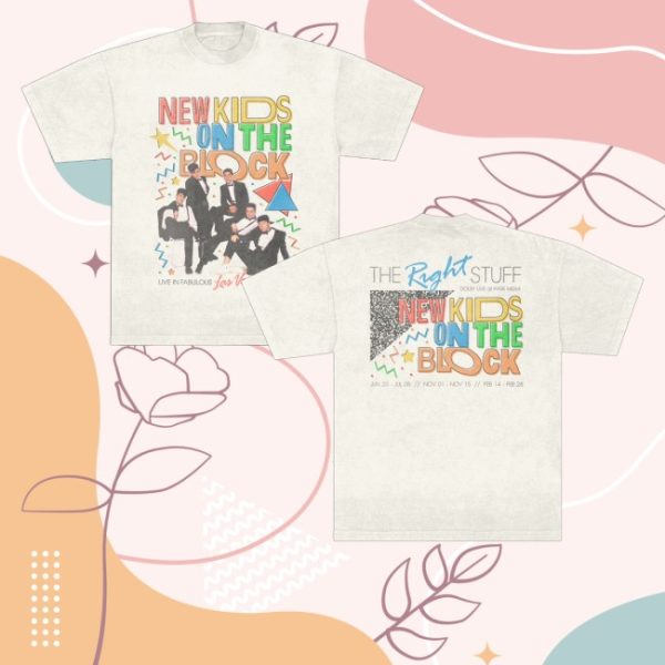 kenny New Kids On The Block Merch Store The Right Stuff Dolby Theater Vintage Photo Shirtss