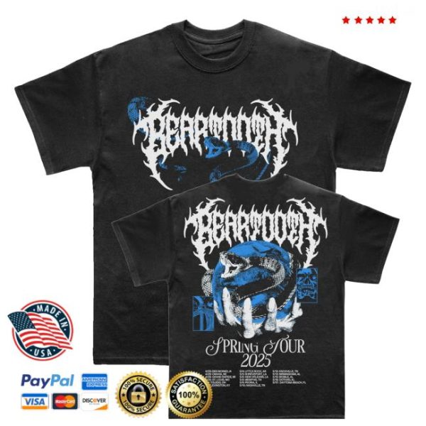 kenny Official Beartooth Band Merch Shop Store Blue Snake Tour Shirts