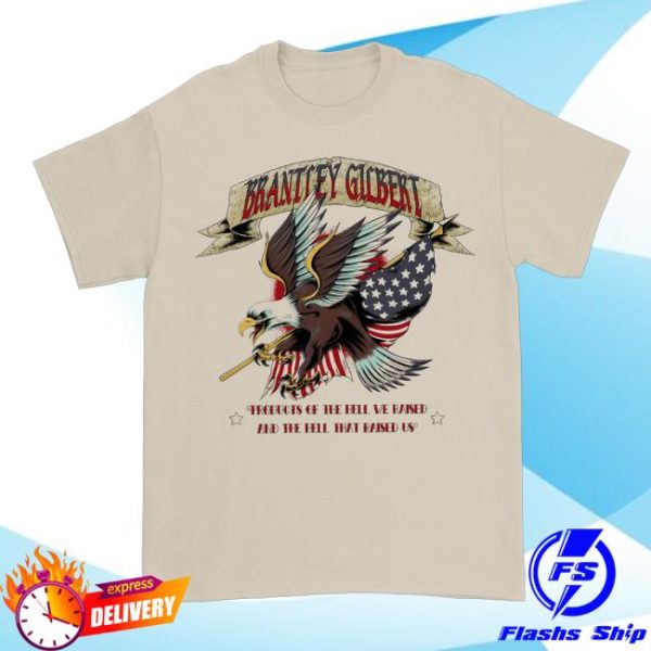 kenny Official Brantley Gilbert Tattoo Eagle Shirts
