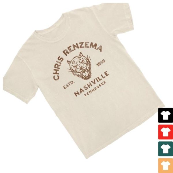 kenny Official Chris Renzema Merch Shop Store Chris Renzema Tiger Shirts