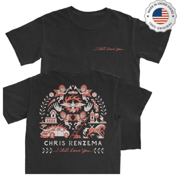 kenny Official Chris Renzema Merch Shop Store I Still Love You Black Shirt