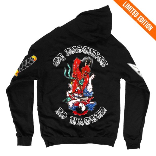 kenny Official Closed Casket Activities Merch Store God'S Hate Instinct Hoodiec