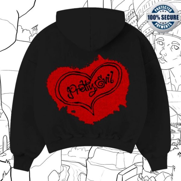 kenny Official Ellise Merch Store Pretty Evil Zip Up Hoodies