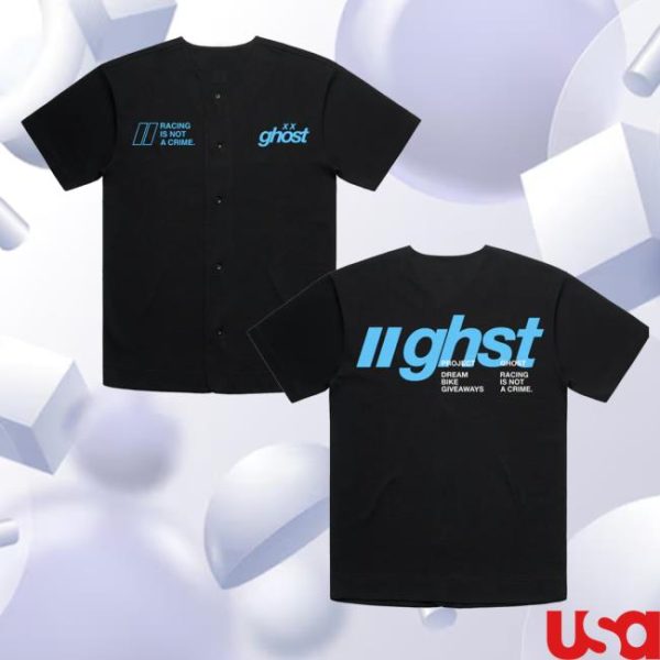 kenny Official Ghostracing Merch Ghst Baseball Jersey Bluev