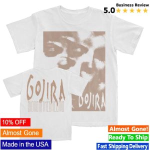 kenny Official Gojira Merch Shop Store White Bannon Shirt