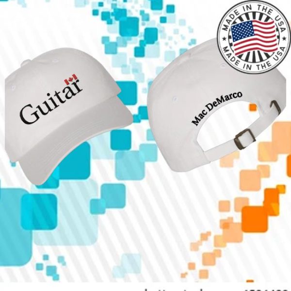 kenny Official Hello Merch Mac Demarco Guitar White Dad Hata