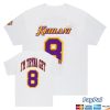 kenny Official Kehlani Crash Merch Shop Store 8 White Shirt