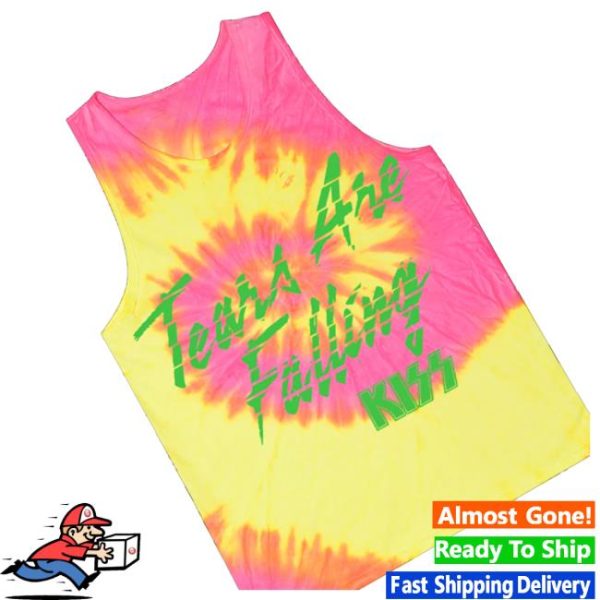 kenny Official Kiss Tears Are Falling Tie Dye Shirta