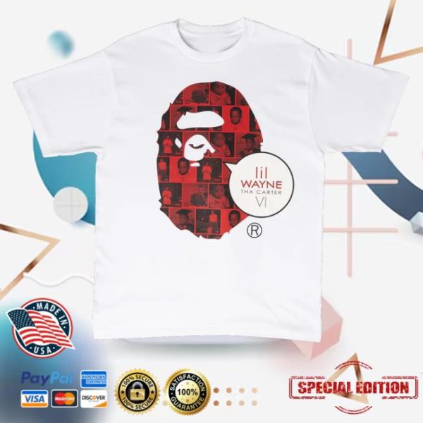 kenny Official Lil Wayne Merch Store Tha Carter Vi X Bape Shirt