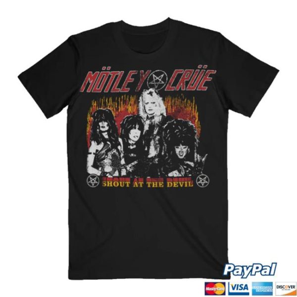 kenny Official Motley Crue Merch Shop Store Shout At The Devil Shirt
