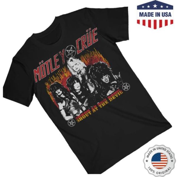 kenny Official Motley Crue Merch Shop Store Shout At The Devil Shirts