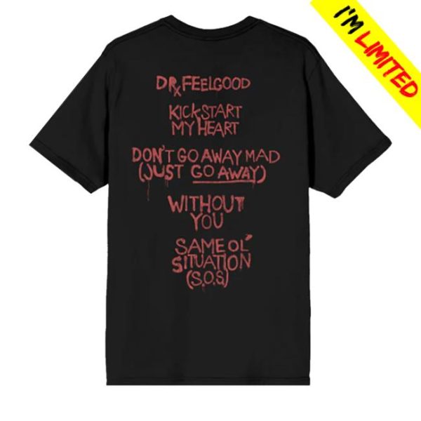 kenny Official Motley Crue Merch Store Dr Feelgood Live Shirtc