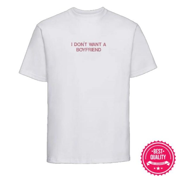 kenny Official Olivia Dean Merch Store I Don'T Want A Boyfriend Gem Shirt