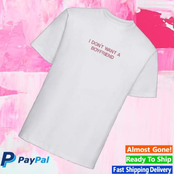 kenny Official Olivia Dean Merch Store I Don'T Want A Boyfriend Gem Shirts