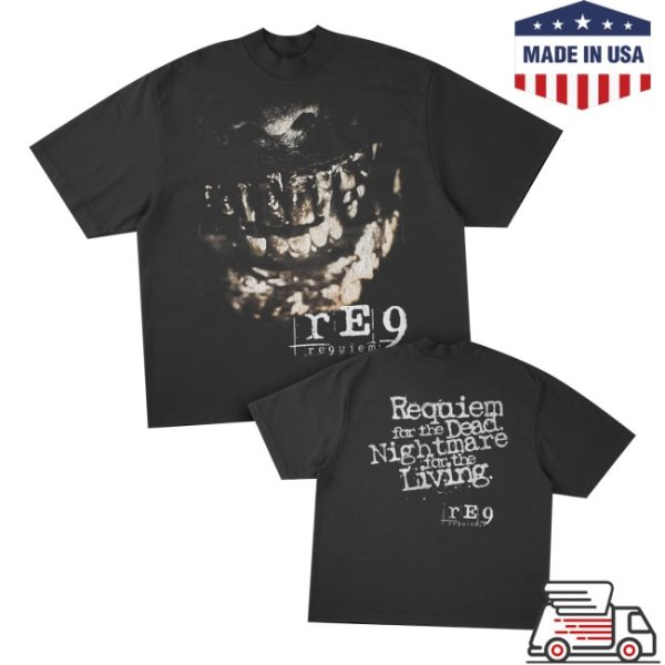 kenny Official Prestige Merch Supply Merch Store Resident Evil 9 Nightmare For The Living Shirt