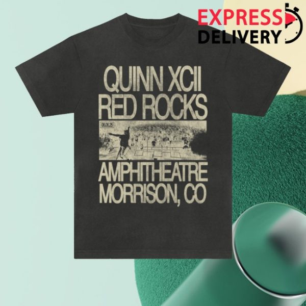 kenny Official Quinn Xcii Merch Store Red Rocks 2025 Live Photo Shirt