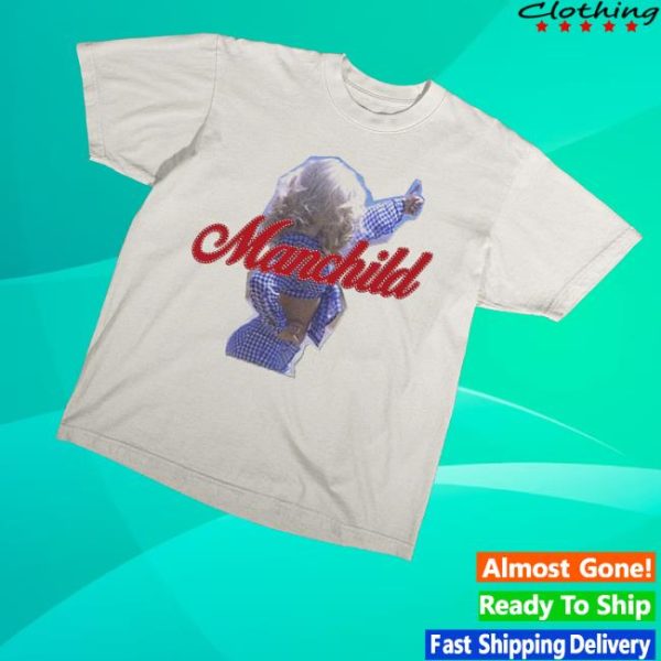 kenny Official Sabrina Carpenter Merch Store Manchild Manchild Rhinestone Shirts