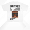 kenny Official Sam Fender Merch Store People Watching Tour 2025 White Stadium Shirts