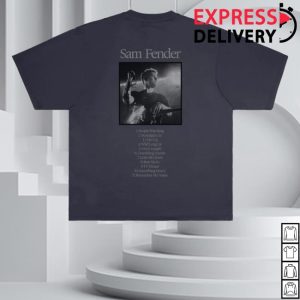 kenny Official Sam Fender Merch Store People Watching Tracklist Navy Shirts kenny Official Sam Fender Merch Store People Watching Tracklist Navy Shirts