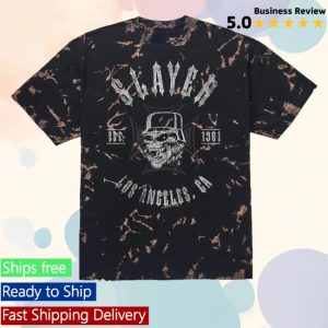 kenny Official Slayer Merch Shop Store Slayer 81 Black Marble Shirt 2