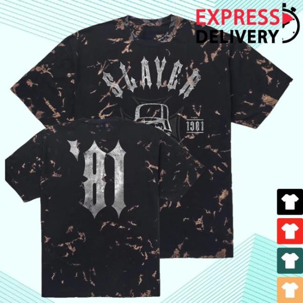 kenny Official Slayer Merch Shop Store Slayer 81 Black Marble Shirta 2