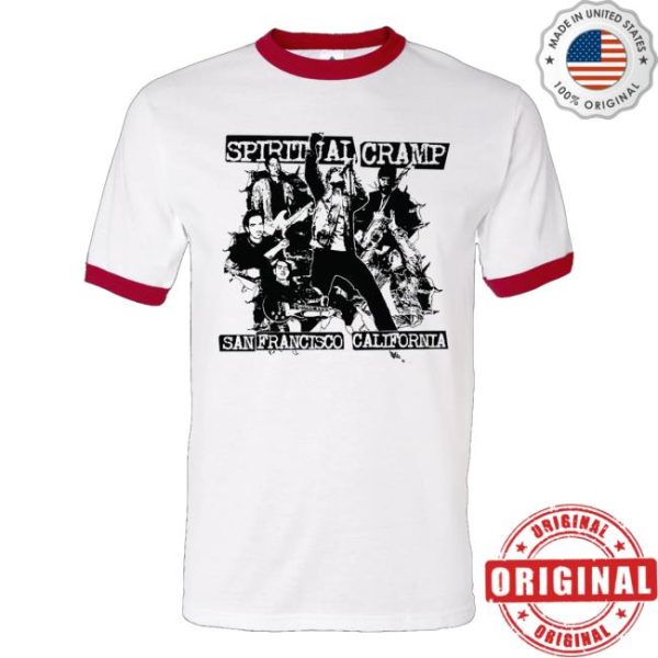 kenny Official Spiritual Cramp Merch Shop Store Ringer Shirt