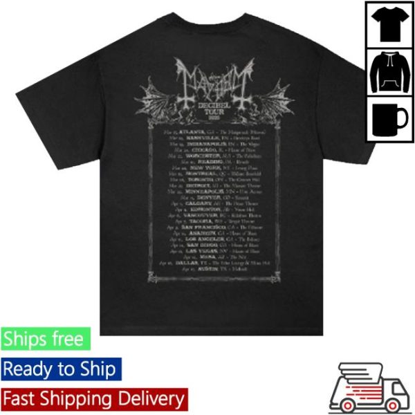 kenny Official The True Mayhem Merch Store2025 North America Decibel Tour Shirts