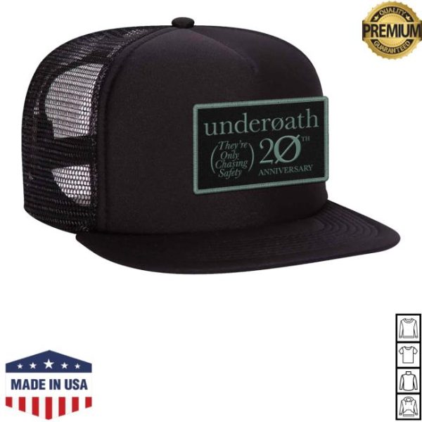 kenny Official Underoath Merch Shop Store Tocs Patch Trucker Hat