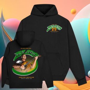 kenny Official Zach Bryan Uk Merch Shop Store Dublin Phoenix Park Black Hoodie