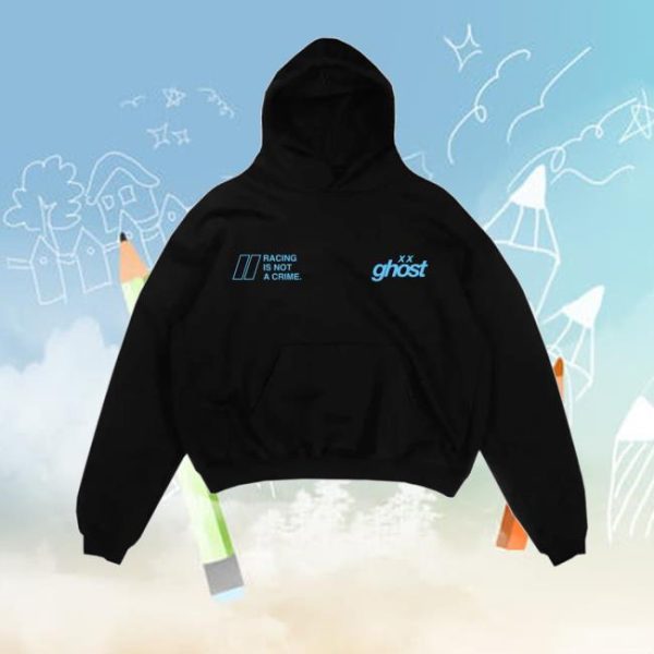 kenny Officialghostracing Merch Blue Ghst Hoodie