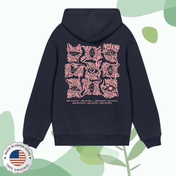 kenny Omar Rudberg Merch Navy Pink Summer Tour 2025 Hoodiex 1