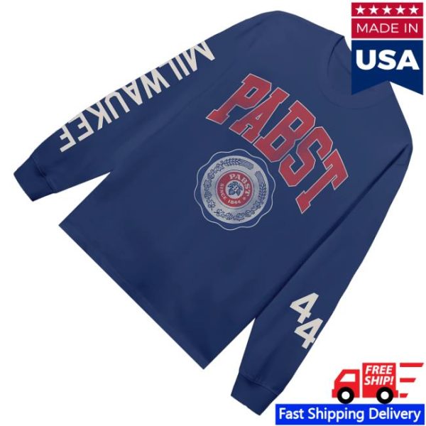 kenny Pabst Blue Ribbon Merch Pabst 1844 Royal Long Sleeve0