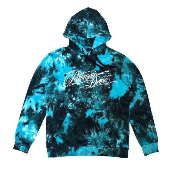 kenny Parkway Drive Merch Store Deep Blue Tie Dye Hoodie