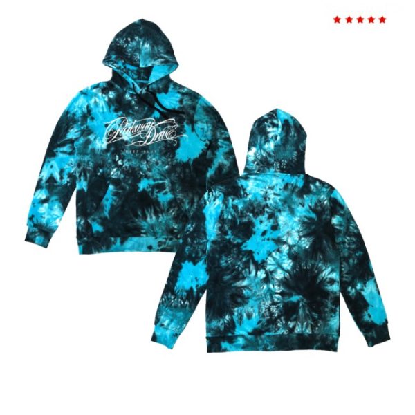 kenny Parkway Drive Merch Store Deep Blue Tie Dye Hoodief