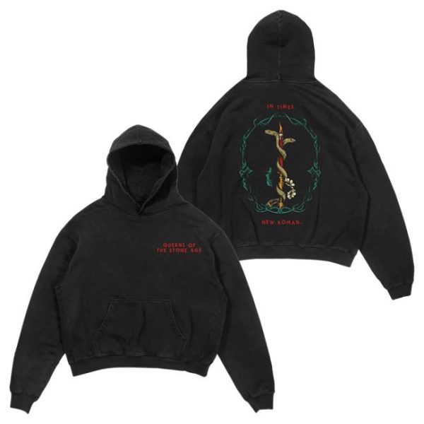 kenny Qotsa Store Merch In Times New Roman Snake Hoodie1