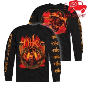 kenny Relapse Records Official Store Nile Annihilation Of The Wicked Longsleeve