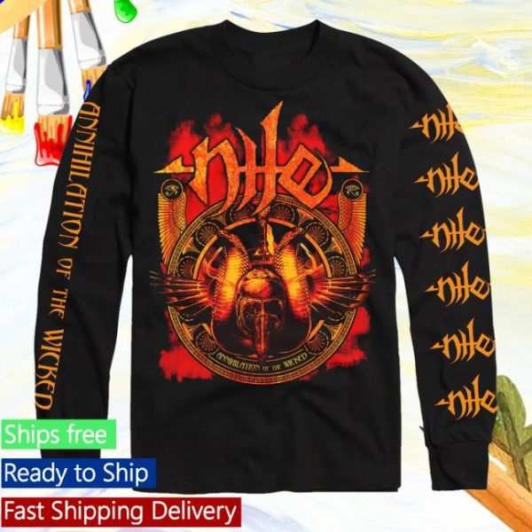 kenny Relapse Records Official Store Nile Annihilation Of The Wicked Longsleevec