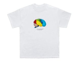kenny Rex Orange County Merch Brain White T Shirt kenny Rex Orange County Merch Brain White T Shirt